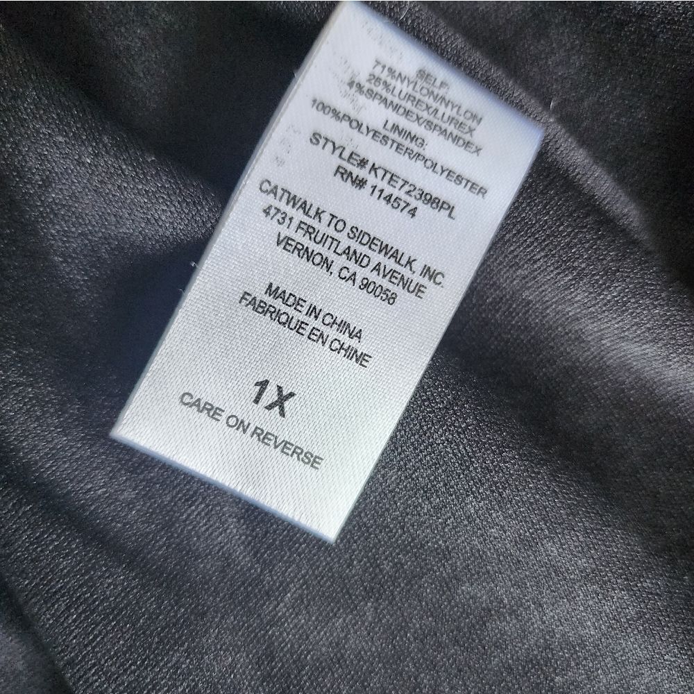 PLEIONE Metallic faux wrap midi dress - Picture 14 of 16
